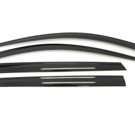 Дефлекторы Auto Clover - тонированные 4 шт на Hyundai Santa Fe 3 (DM)